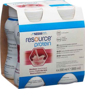 Resource Protein Fruits des bois 4 x 200ml