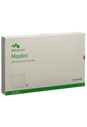 Mepilex pansement mousse Safetac 12x20cm silicone 5 pièces