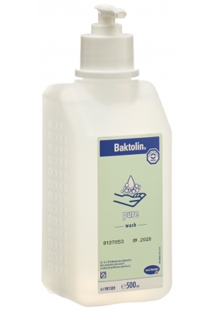 Lotion lavante Baktolin pure avec pompe 500ml