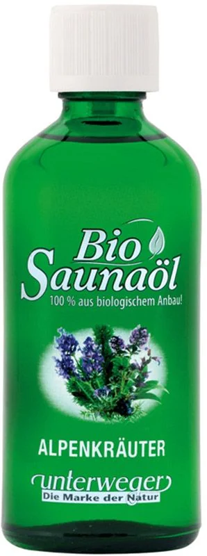Unterweger Huile de sauna bio aux herbes des Alpes 100ml