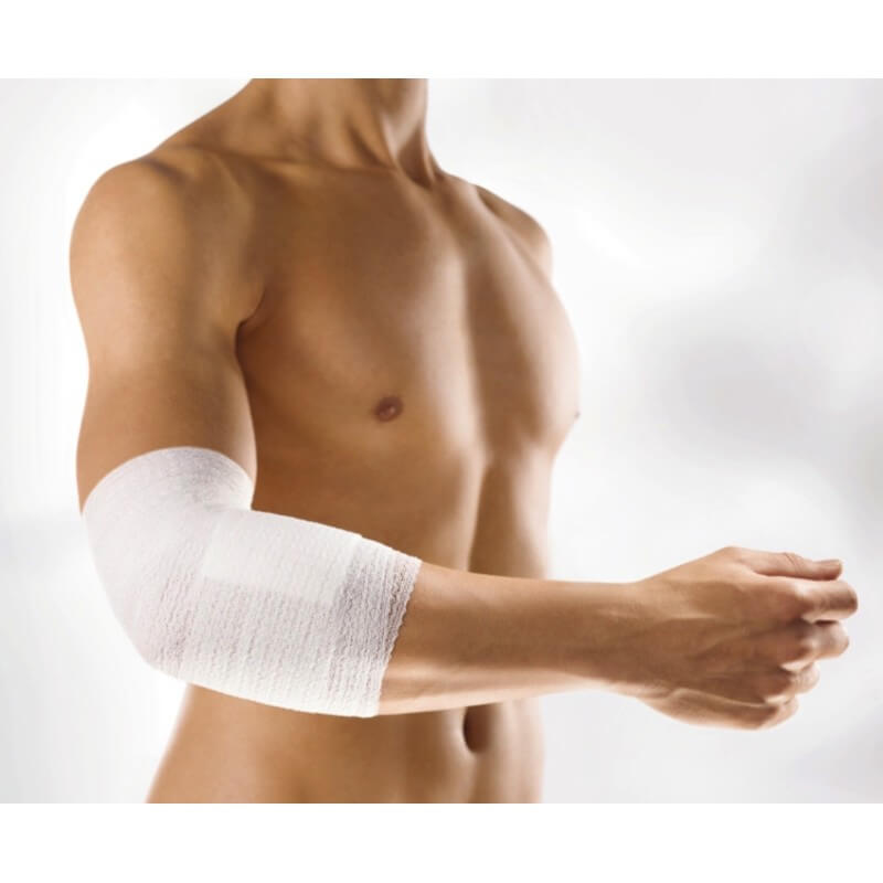 Bande de fixation Mollelast haft 6cmx20m sans latex