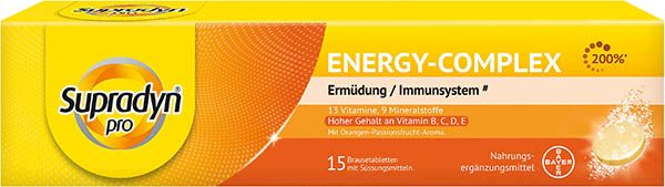 Supradyn® pro energy-complex comprimés effervescents 15 pièces Supradyn® pro energy-complex comprimés effervescents 15 pièces
