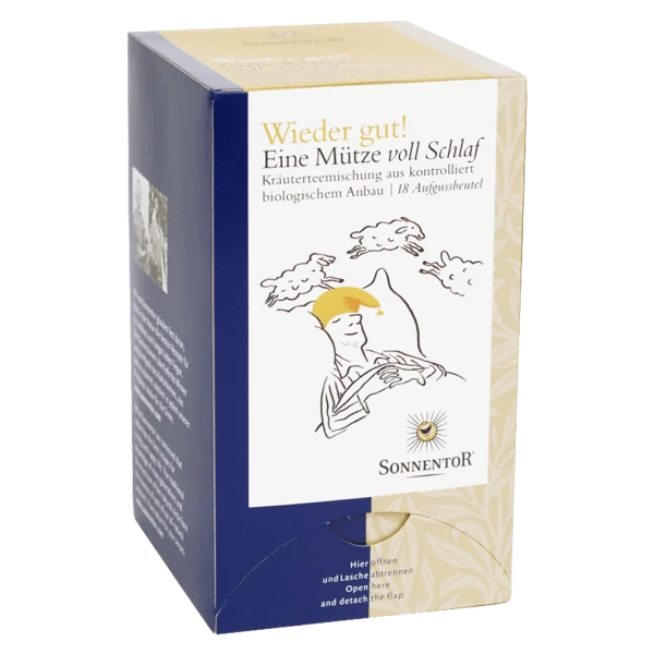 Sonnentor Un bonnet de nuit de thé BIO 18 sachets Sonnentor Un bonnet de nuit de thé BIO 18 sachets