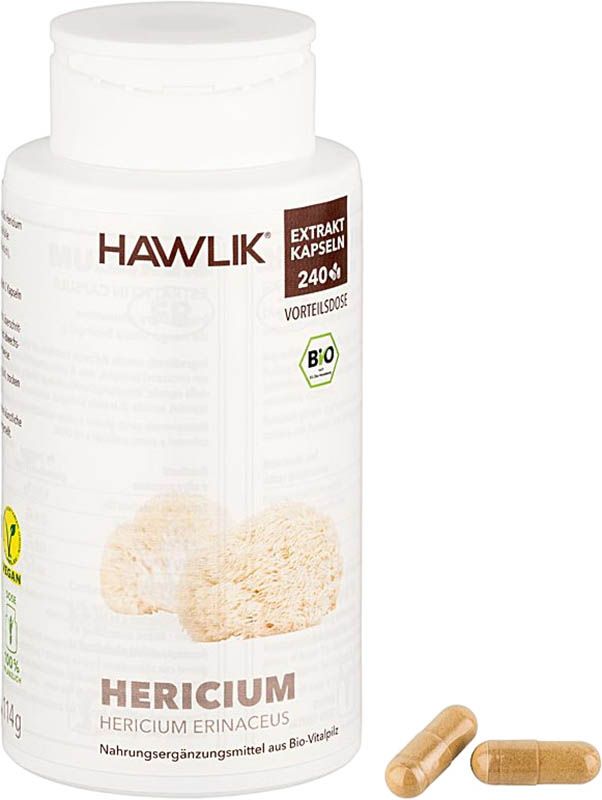 HAWLIK Extrait d'Hericium en gélules 240 pièces