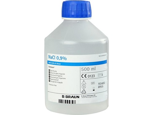 NaCl B. Braun solution de rinçage 0.9 % 500ml West Ecotainer 10 pièces