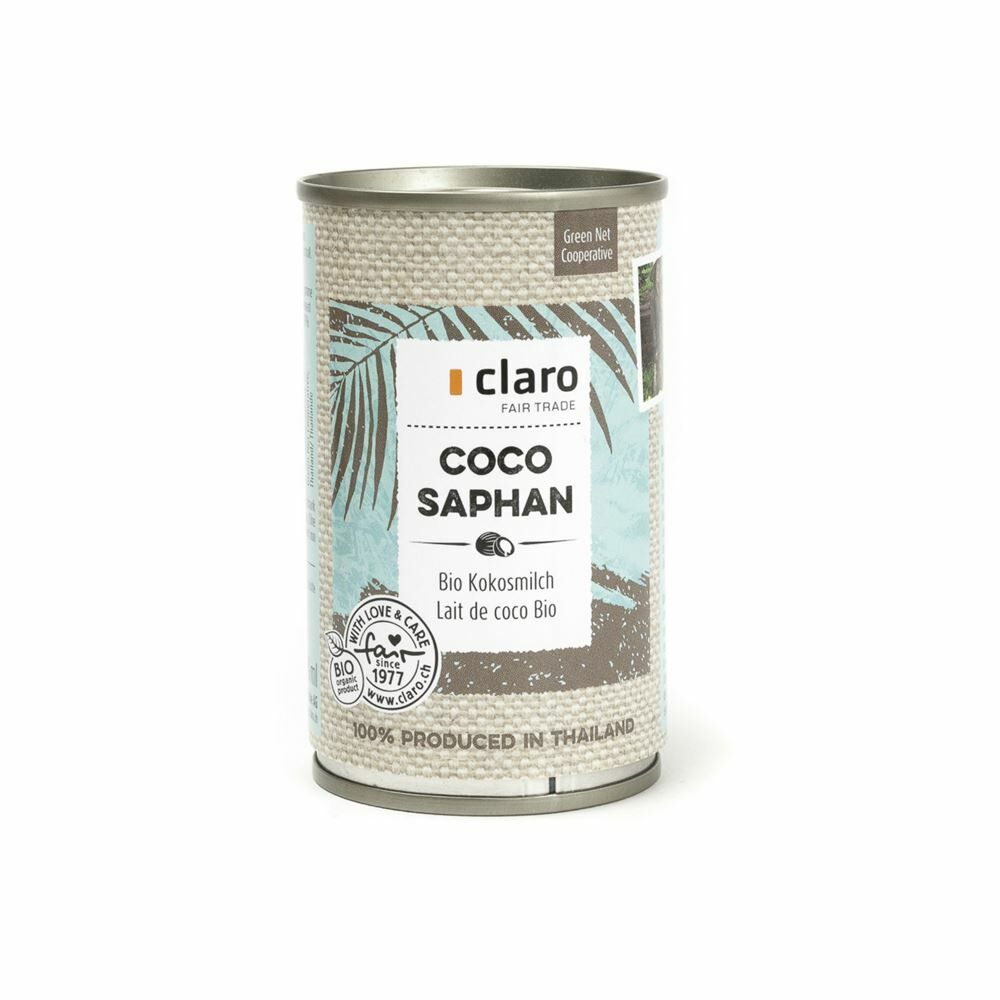 CLARO Coco Saphan Lait de coco bio Ds 160ml