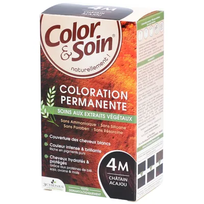 COLOR & SOIN Coloration 4M chât acajou (n) 135ml