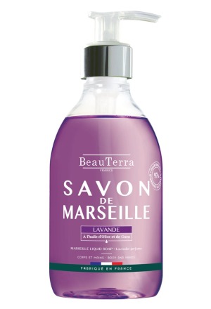BeauTerra Flüss Savon de Marseille Lavande 300ml BeauTerra Flüss Savon de Marseille Lavande 300ml