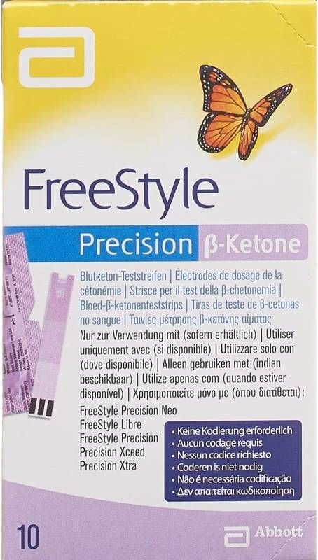 ABBOTT FREESTYLE Precision Ketone Box 10 pièces