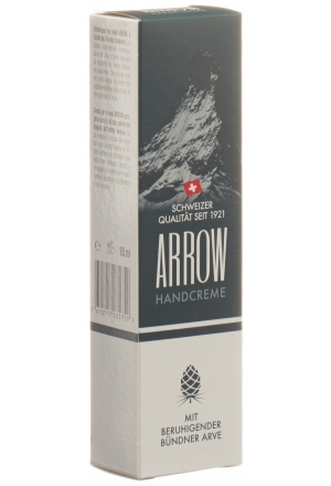 Crème pour les mains ARROW apaisante Arve des Grisons Tb 65ml