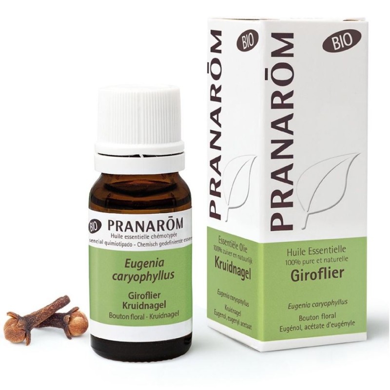 PRANAROM Huile essentielle de clou de girofle bio 10ml PRANAROM Huile essentielle de clou de girofle bio 10ml