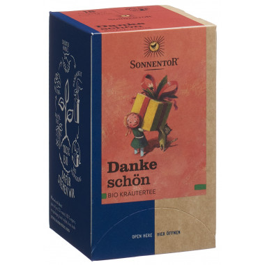 Sonnentor Thé de remerciement BIO 18 Btl 1.5g Sonnentor Thé de remerciement BIO 18 Btl 1.5g