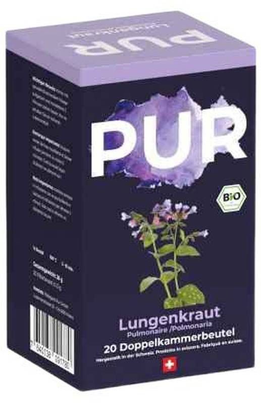 PUR Tisane de pulmonaire bio Btl 20 pièces PUR Tisane de pulmonaire bio Btl 20 pièces