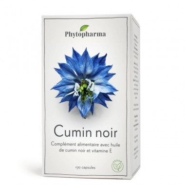 Phytopharma gélules d'huile de cumin noir 500mg 170 pièces