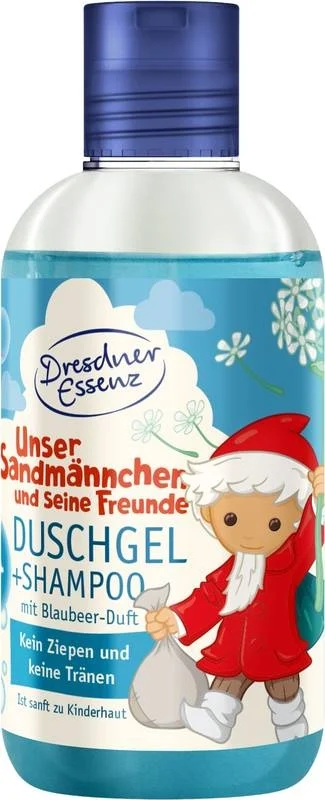 Gel douche Dresdner Sandmann 2 en 1 myrtille 250ml