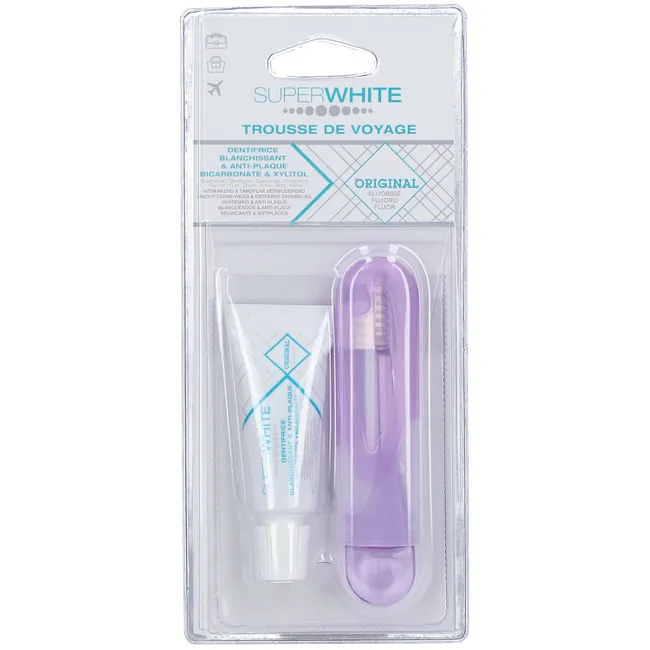 Kit de voyage SUPERWHITE pour les déplacements Original