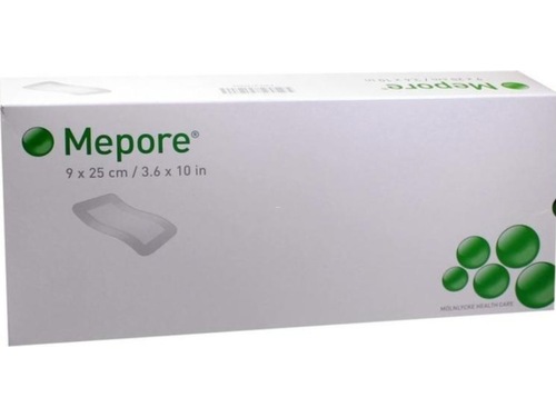 Pansement Mepore 25x9cm Coussinet 20x5cm 30 pièces