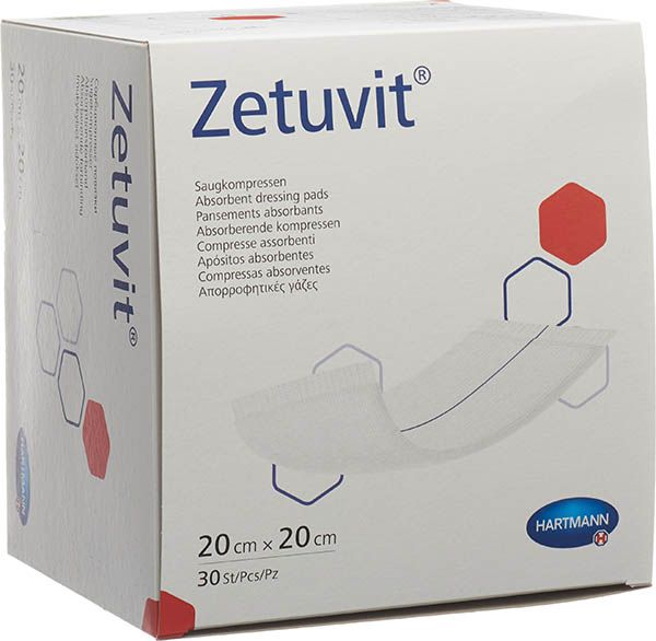 Zetuvit pansement absorbant 20x20cm 30 pièces