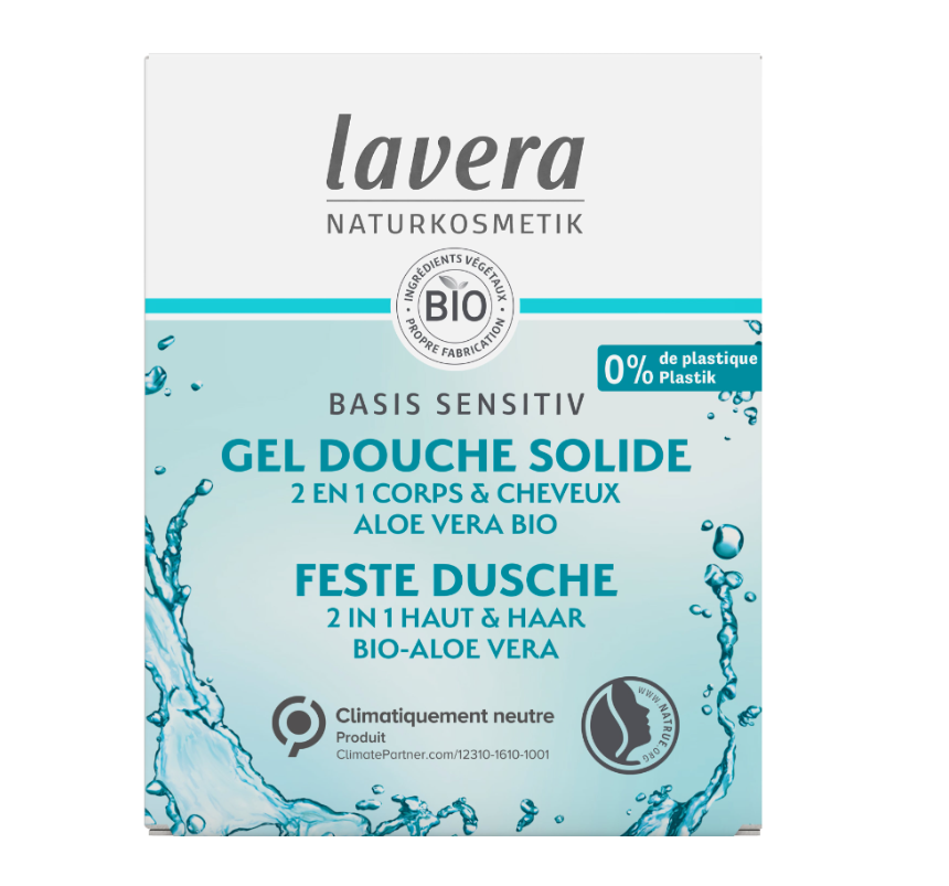 LAVERA Douche solide peau&cheveux basis sens 50g