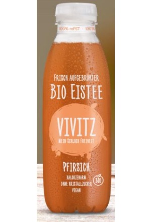 VIVITZ Thé glacé bio pêche 6 x 0.5lt
