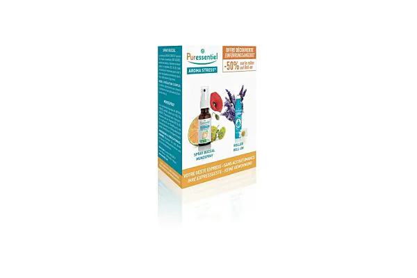 Puressentiel Stress Box Roll-on + spray buccal Puressentiel Stress Box Roll-on + spray buccal