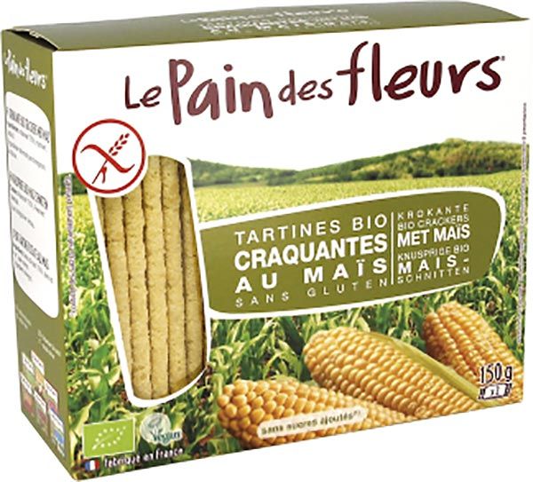 BLUMENBROT coupe croustillante maïs bio glut fr 150g