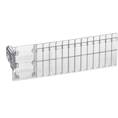 ADRO Séparateur coulissant 55x170mm sans poche pour carte