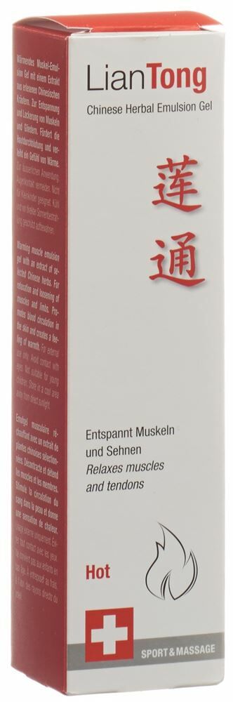 LianTong Chinese Herbal Emulsion Gel chauffant 75ml