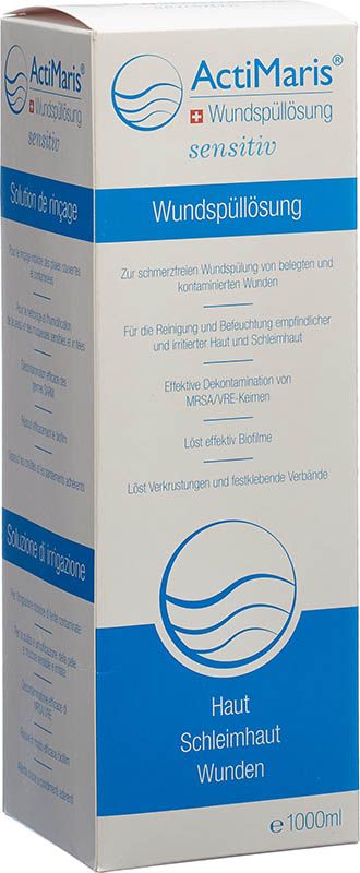 ActiMaris® sensitiv Solution de rinçage des plaies flacon 1000ml 