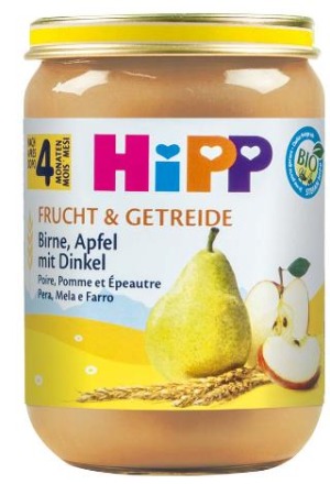 HIPP Bio Poire à la pomme avec épeautre pot 190g