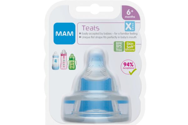MAM Tétine X 6+ mois 2 pièces