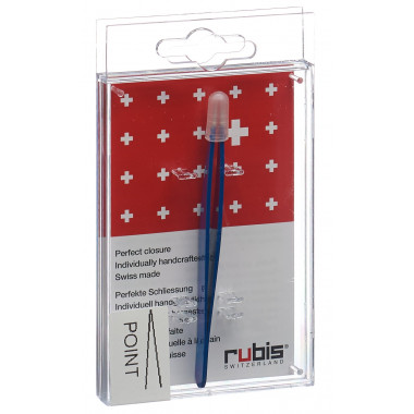 Pincette Rubis pointue bleue Inox Pincette Rubis pointue bleue Inox