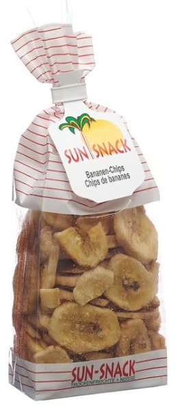 Sun Snack Chips à la banane Btl 120g