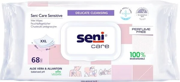 Seni Care Lingettes humides sensitives 68 pièces