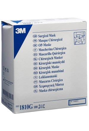 3M masque chirurgical Gentle type II blanc 100 pièces 3M masque chirurgical Gentle type II blanc 100 pièces