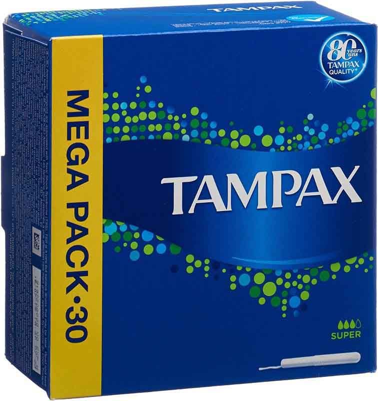 Tampons Tampax Super 30 pièces