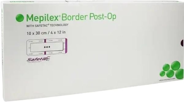 Mepilex Border Post OP 10x30cm (nouveau) 10 pièces