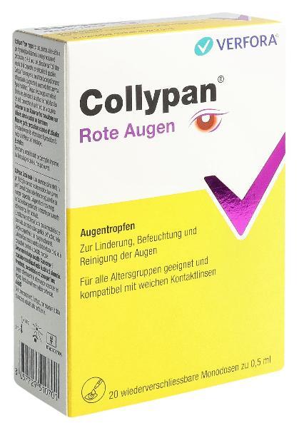 COLLYPAN Yeux rouges 20 Monodos 0.5ml