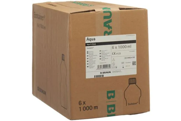 Solution de rinçage Aqua Dest Braun 6 Ecotainer 1000ml