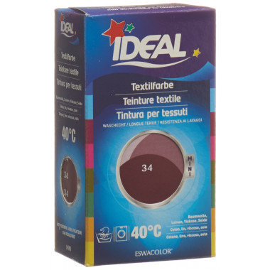 IDEAL MINI Coton Color No34 bordeaux