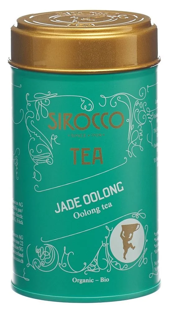 Boîte à thé Sirocco Jade moyen Oolong Ds 120g Boîte à thé Sirocco Jade moyen Oolong Ds 120g