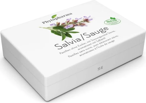 Pastilles à la salvia Phytopharma 40 pièces Pastilles à la salvia Phytopharma 40 pièces