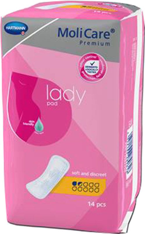 MoliCare Lady Pad 1.5 gouttes 14 pièces MoliCare Lady Pad 1.5 gouttes 14 pièces