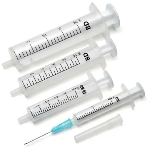 Seringues BD Discardit II 5 ml 2 parties Luer excentrique 100 pièces