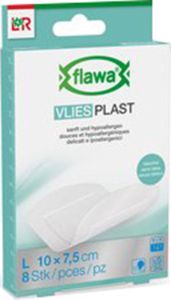 Flawa Vlies Plast Patchstrips 7.5x10cm 8 pièces