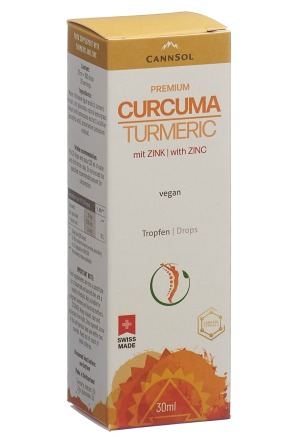 CANNSOL Premium Curcuma avec zinc en gouttes 30ml CANNSOL Premium Curcuma avec zinc en gouttes 30ml
