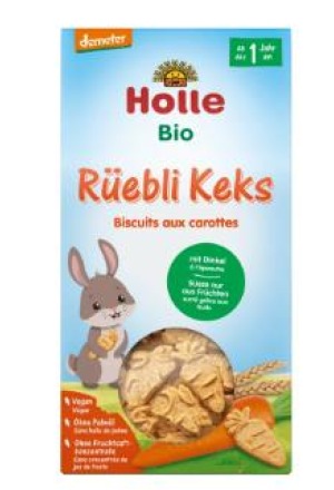 Biscuit aux carottes bio Holle 125g Biscuit aux carottes bio Holle 125g