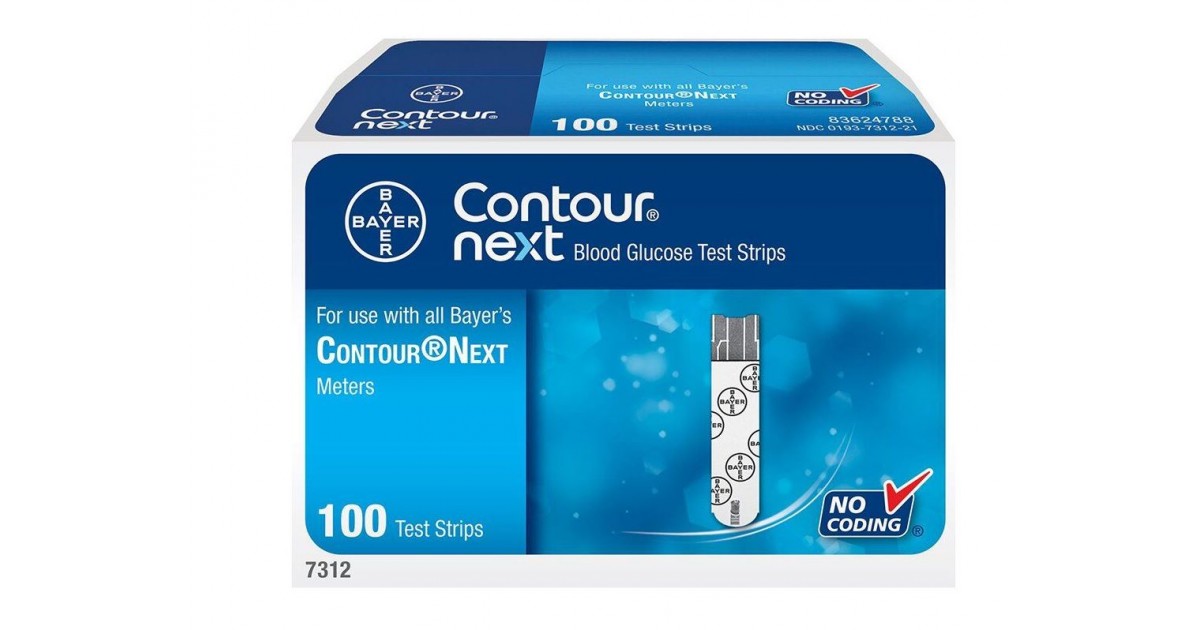 Capteurs CONTOUR® NEXT 100 pièces