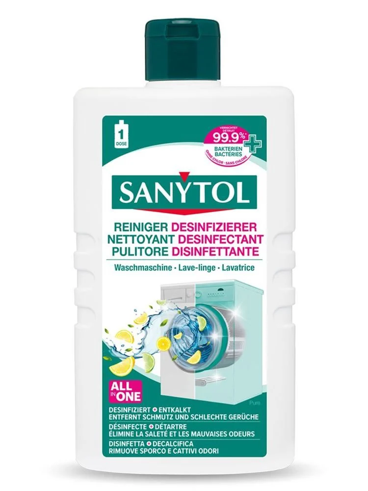 Sanytol Nettoyant désinfectant pour machines à laver Pure 240ml Sanytol Nettoyant désinfectant pour machines à laver Pure 240ml