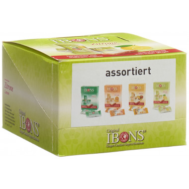 IBONS Bonbons au gingembre présentoir mixte 12x60g